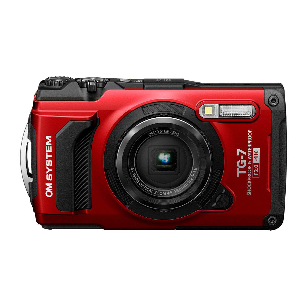 OM System TG-7 Tough Camera - Red