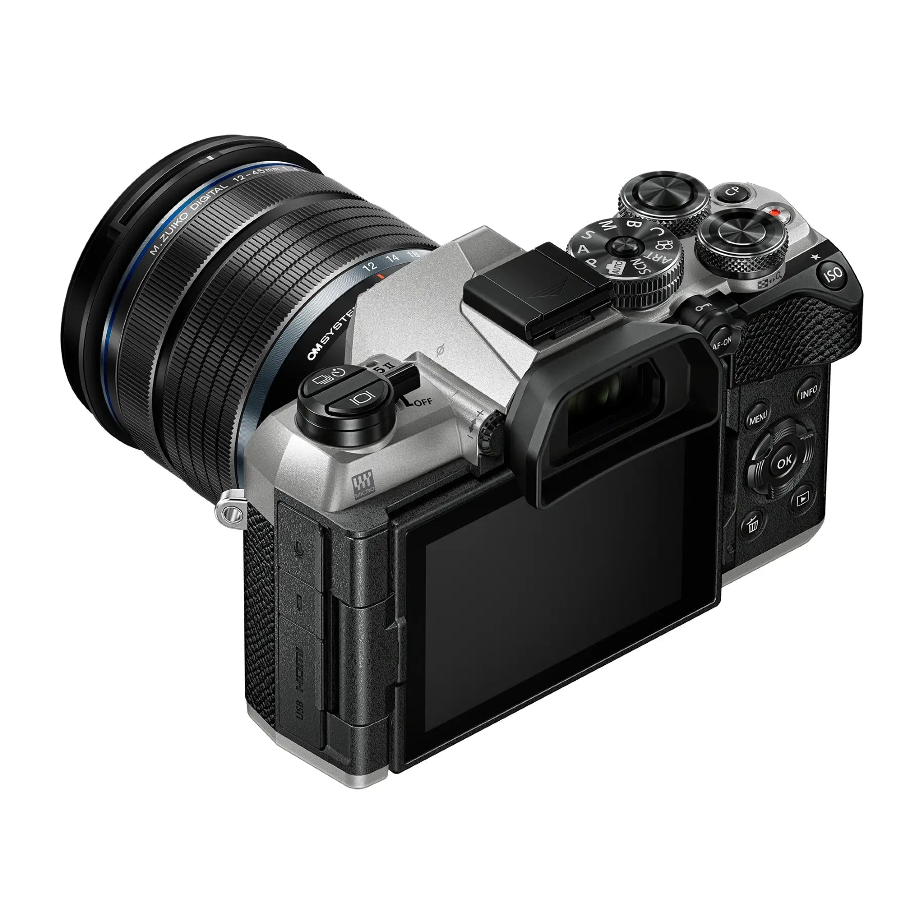 OM System OM-5 Mark II with M.Zuiko Digital ED 12–45mm F4.0 PRO Lens - Silver