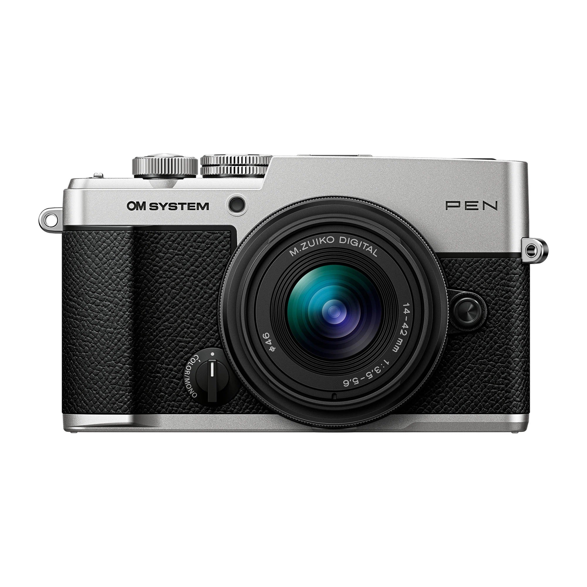 OM-System PEN with M.Zuiko Digital 14-42mm F3.5-5.6 III Lens – Silver