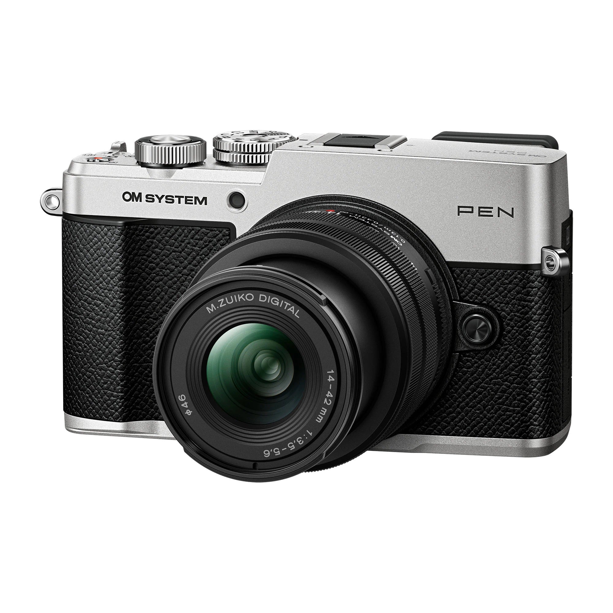 OM-System PEN with M.Zuiko Digital 14-42mm F3.5-5.6 III Lens – Silver