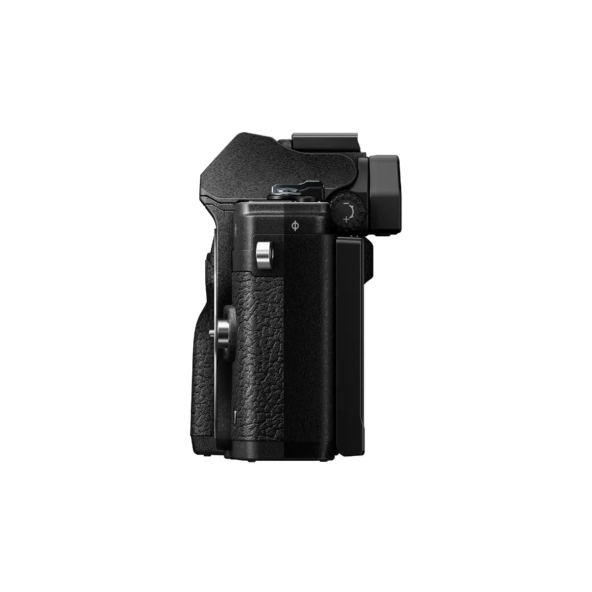 Olympus OM-D E-M10 Mark IV Camera with 14-42mm EZ Lens Kit - Black side