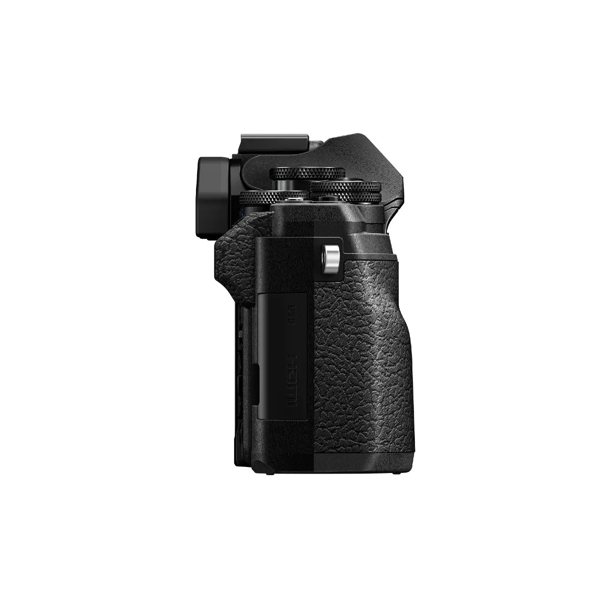 Olympus OM-D E-M10 Mark IV Camera with 14-42mm EZ Lens Kit - Black side