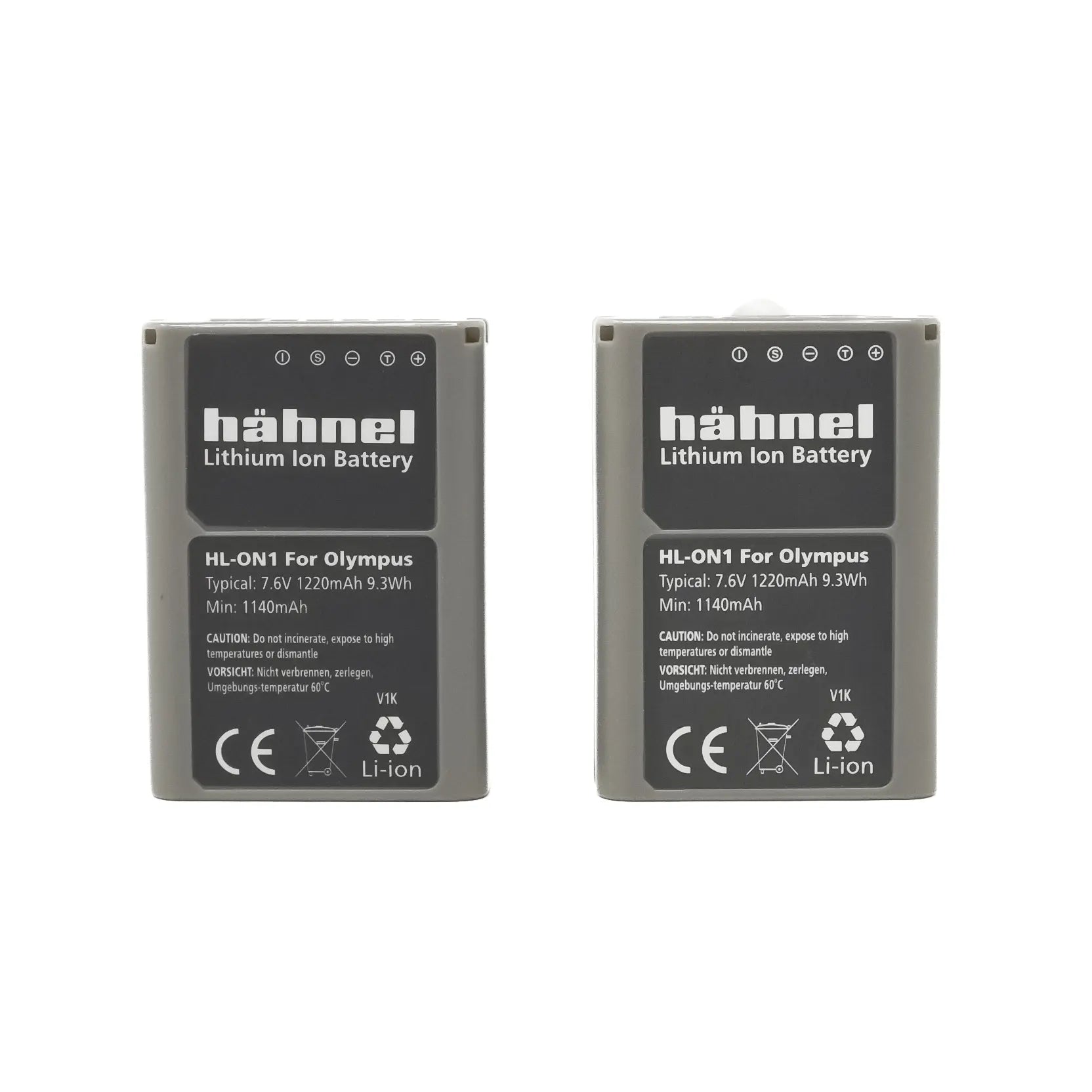 Olympus battery Grip HLD-7 for E-M1 including 2 x Hahnel batteries (SH43064) batteries
