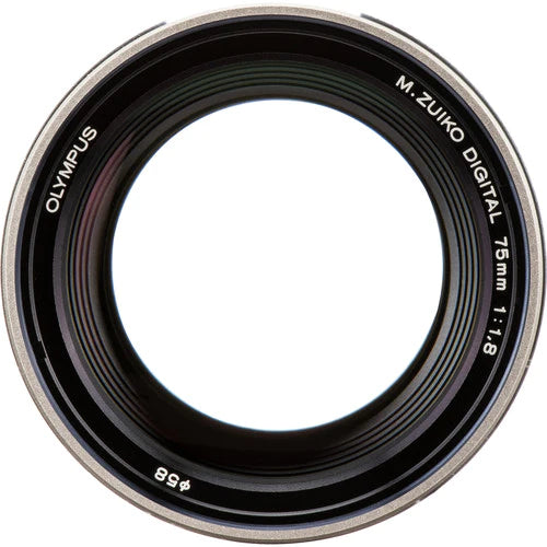 Olympus 75mm f1.8 M.ZUIKO PW EZ Black Micro Four Thirds Lens