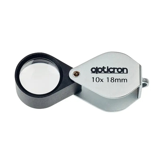 Opticon magnifying glass on a white background