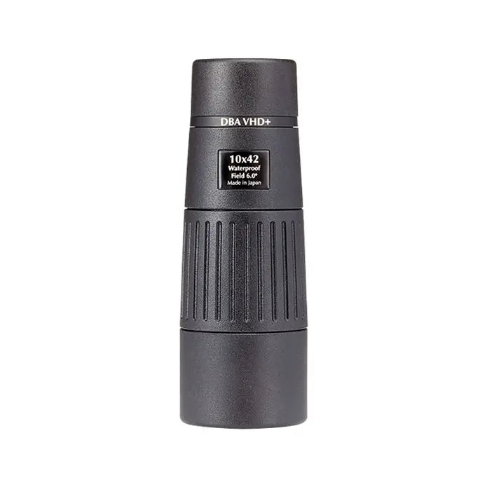 Black monocular with 'DBA VHD' branding on a white background