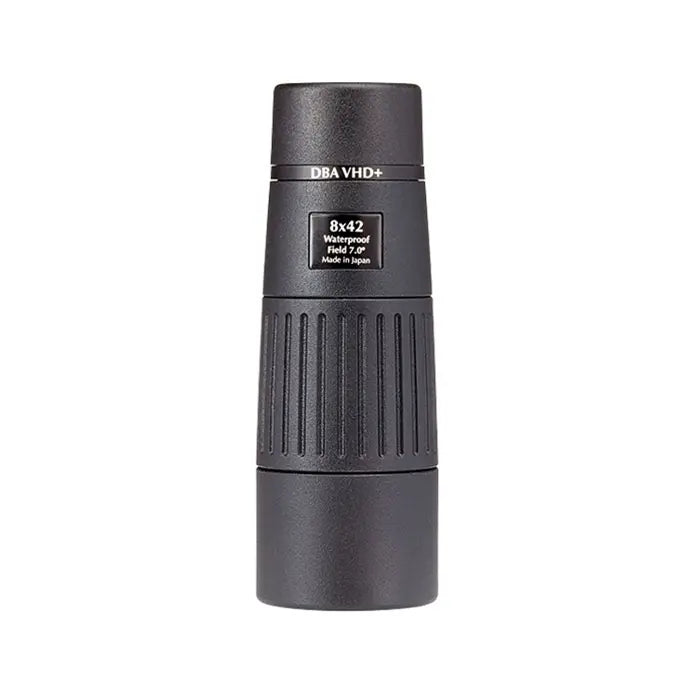 Black monocular with 'DBA VHD+' branding on a white background
