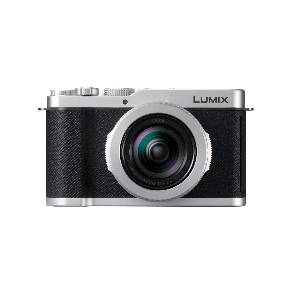 Panasonic Lumix camera on a white background