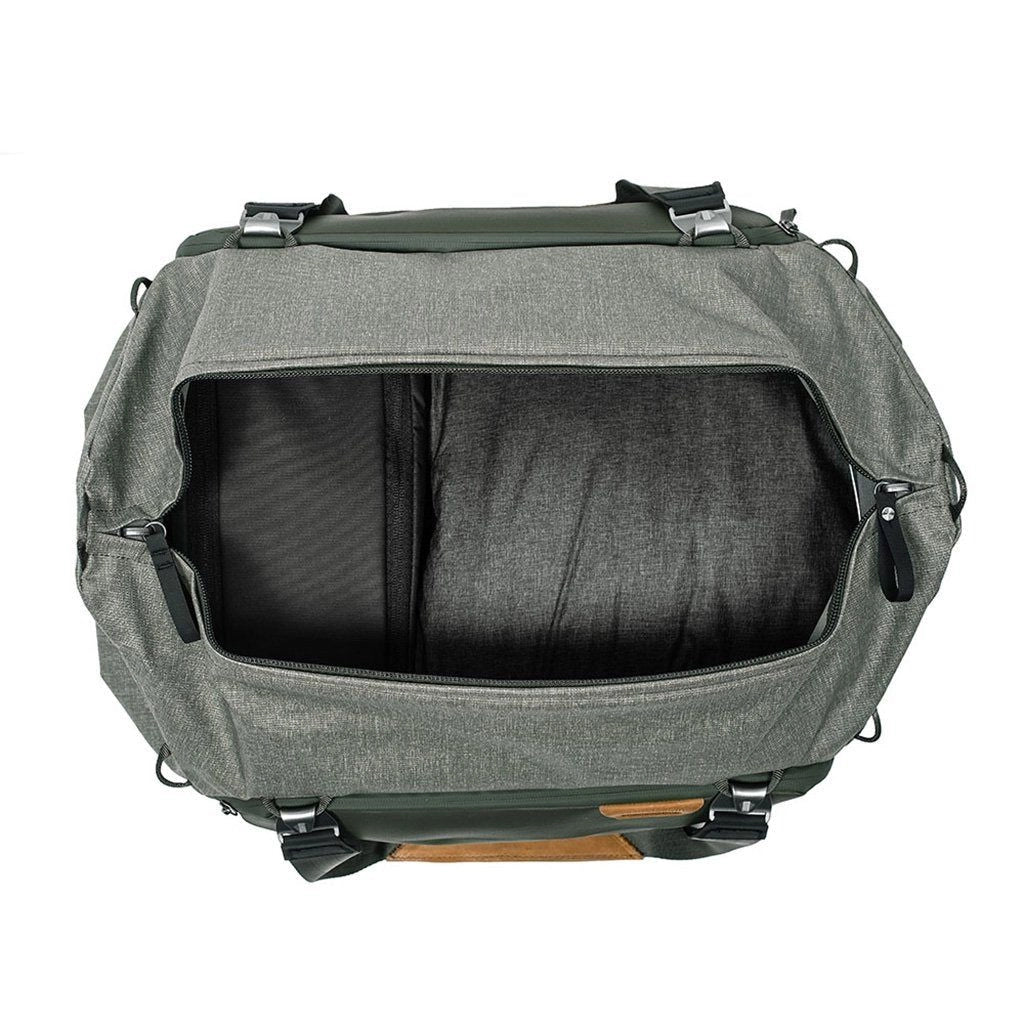 Peak Design Travel Duffel 65L – Sage top angle 2