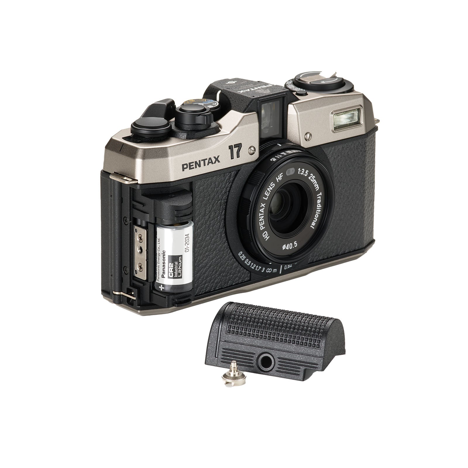 Pentax 17 Compact Film Camera - Dark Silver