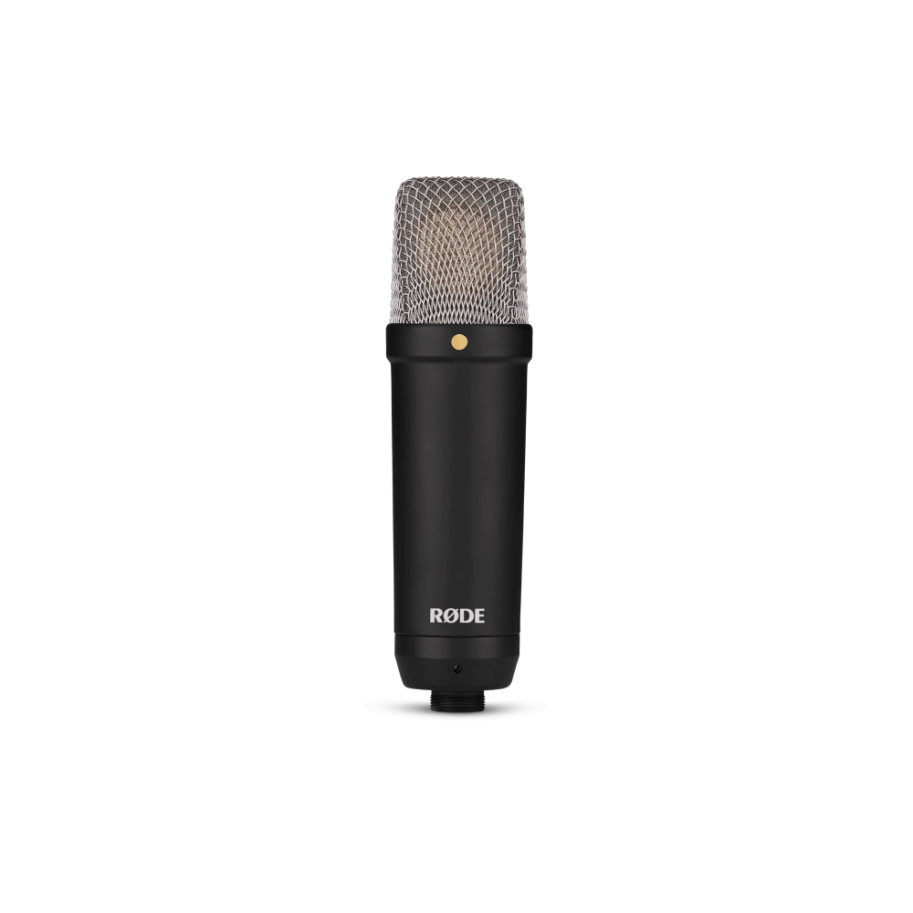 Røde NT1 Signature BLACK XLR Mic front angle
