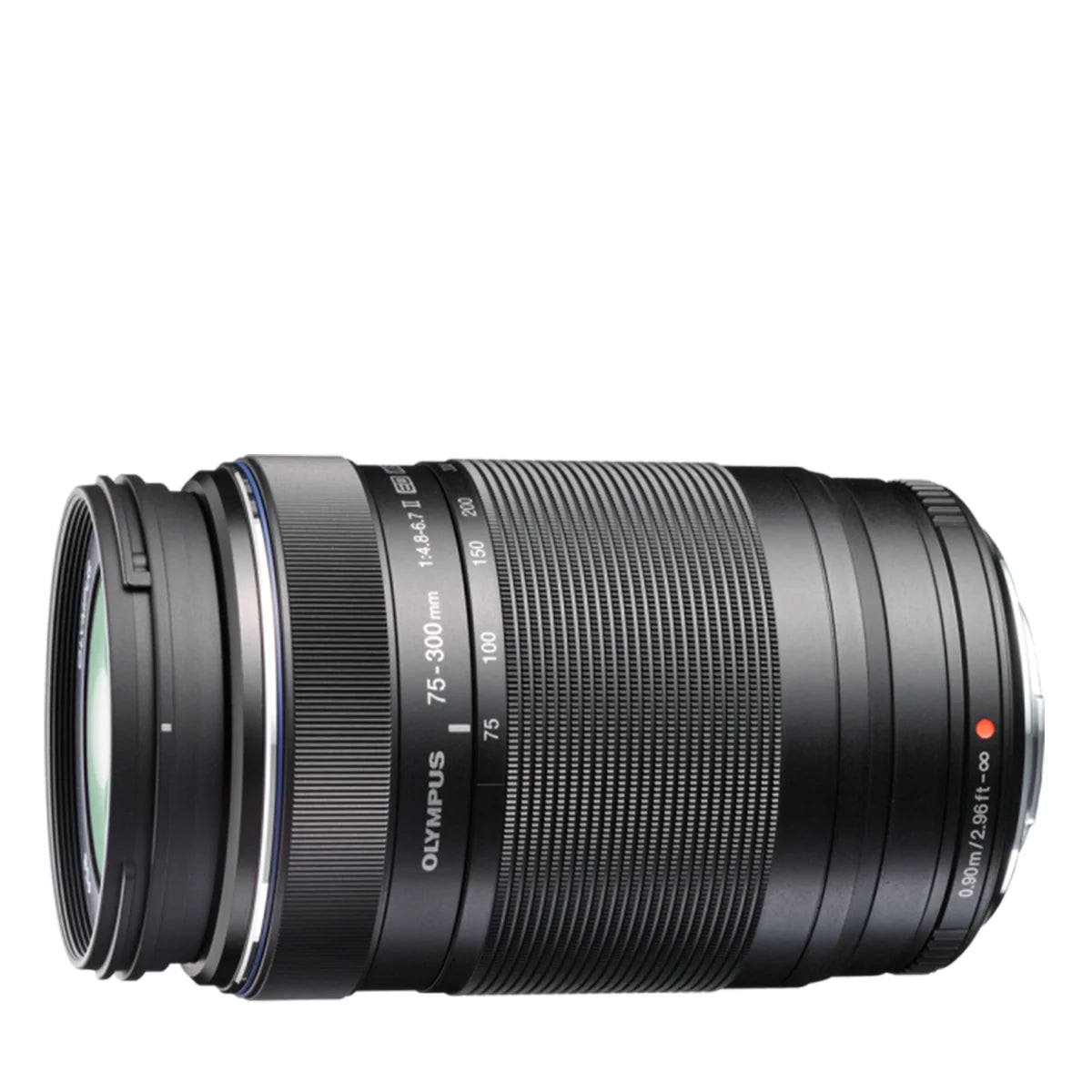 Olympus 75-300mm f4.8-6.7 II Lens - Black MFT Lens