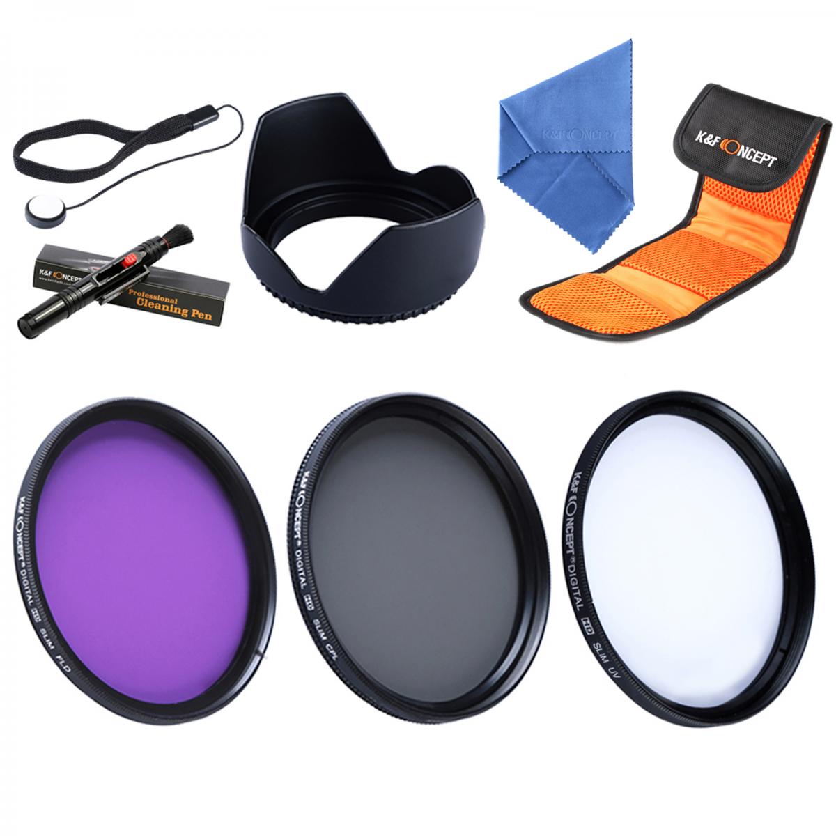K&F Concept 52mm Filter Set (UV, CPL, FLD)