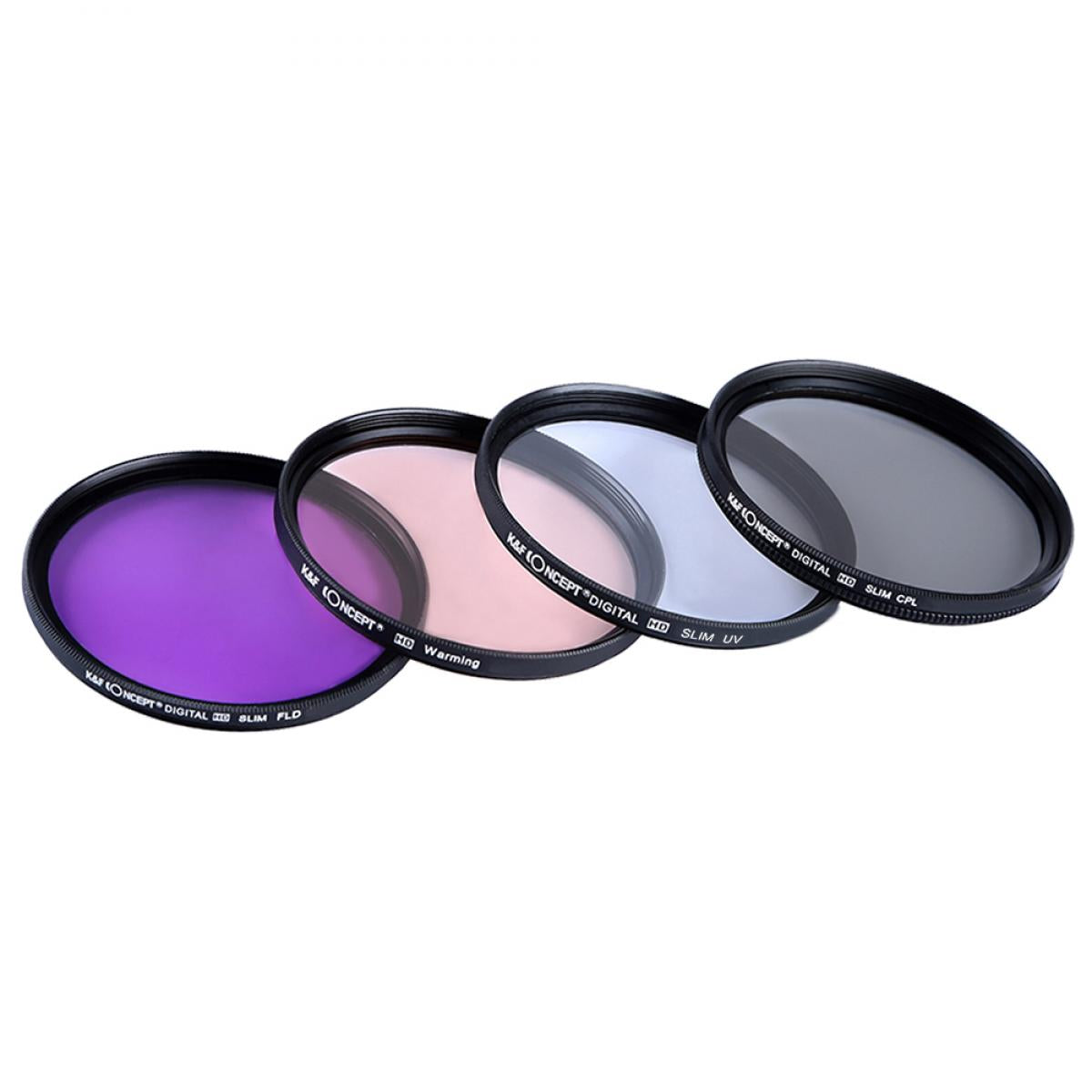 K&F 52mm Filter Set (UV, CPL, FLD, Warm)