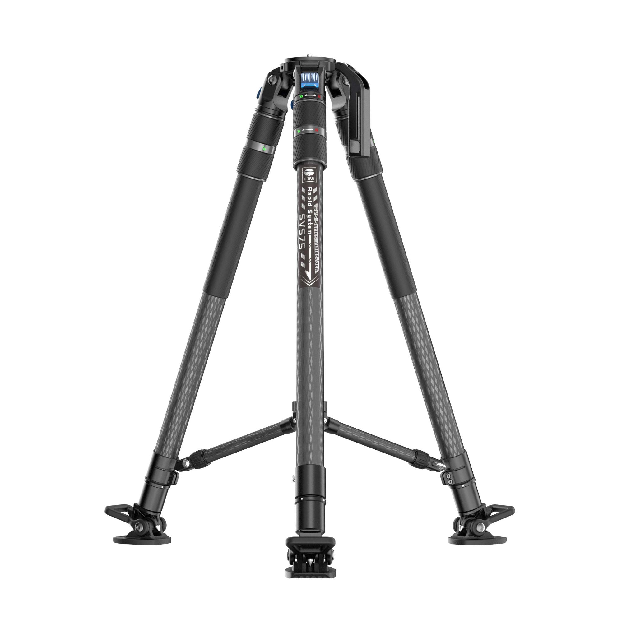 Sirui SVS75 & SVH15 Pro Rapid Professional Video Carbon Fibre Tripod Kit