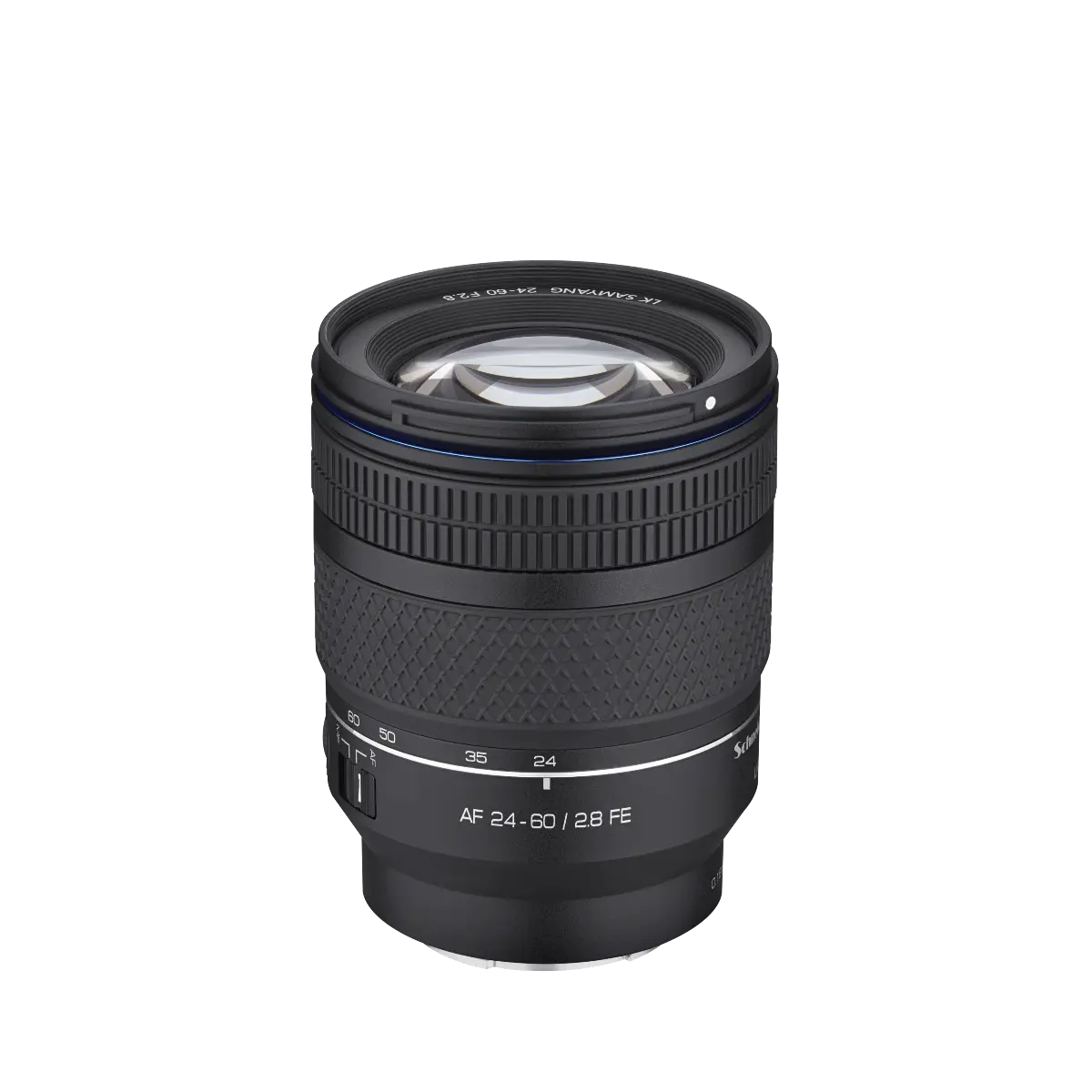 Camera lens on a white background