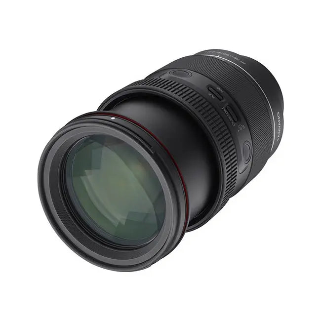 Camera lens on a white background