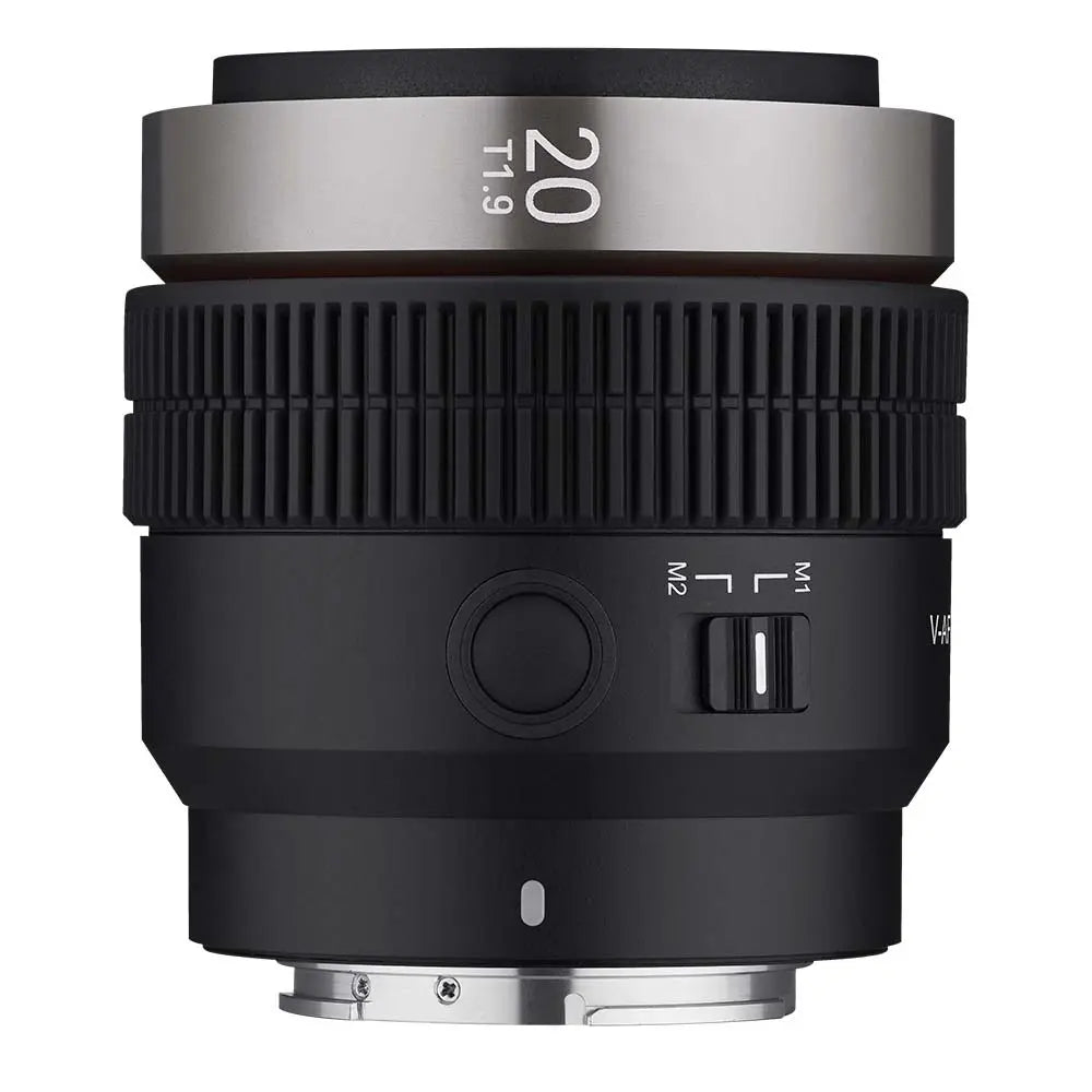 Samyang V-AF 20mm T1.9 Sony FE side