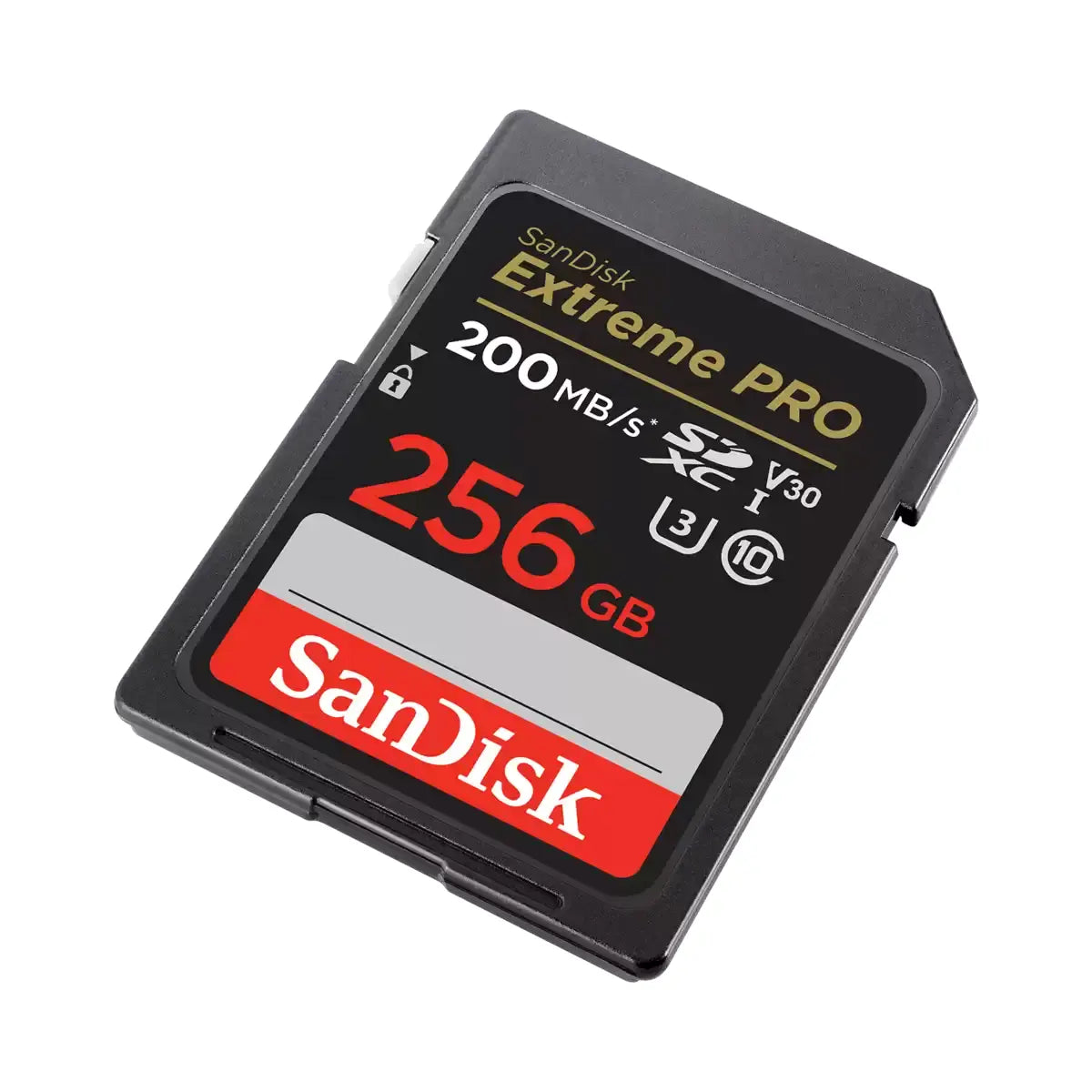 SanDisk 256GB Extreme Pro SDXC Class 10 UHS-I Card 200 MB/s, 90 MB/s