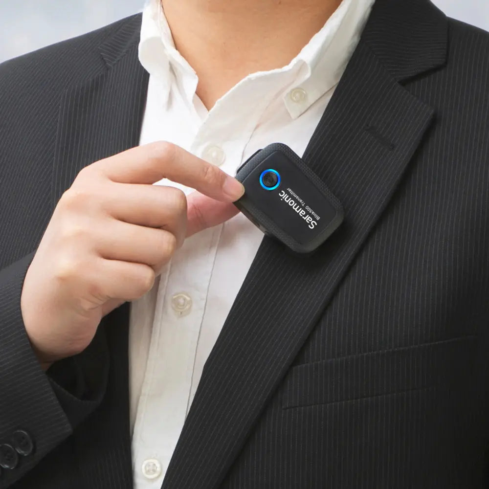 Saramonic Blink 500 B4 Wireless Microphone System with Lightning Connector – Dual Transmitter Set for iOS