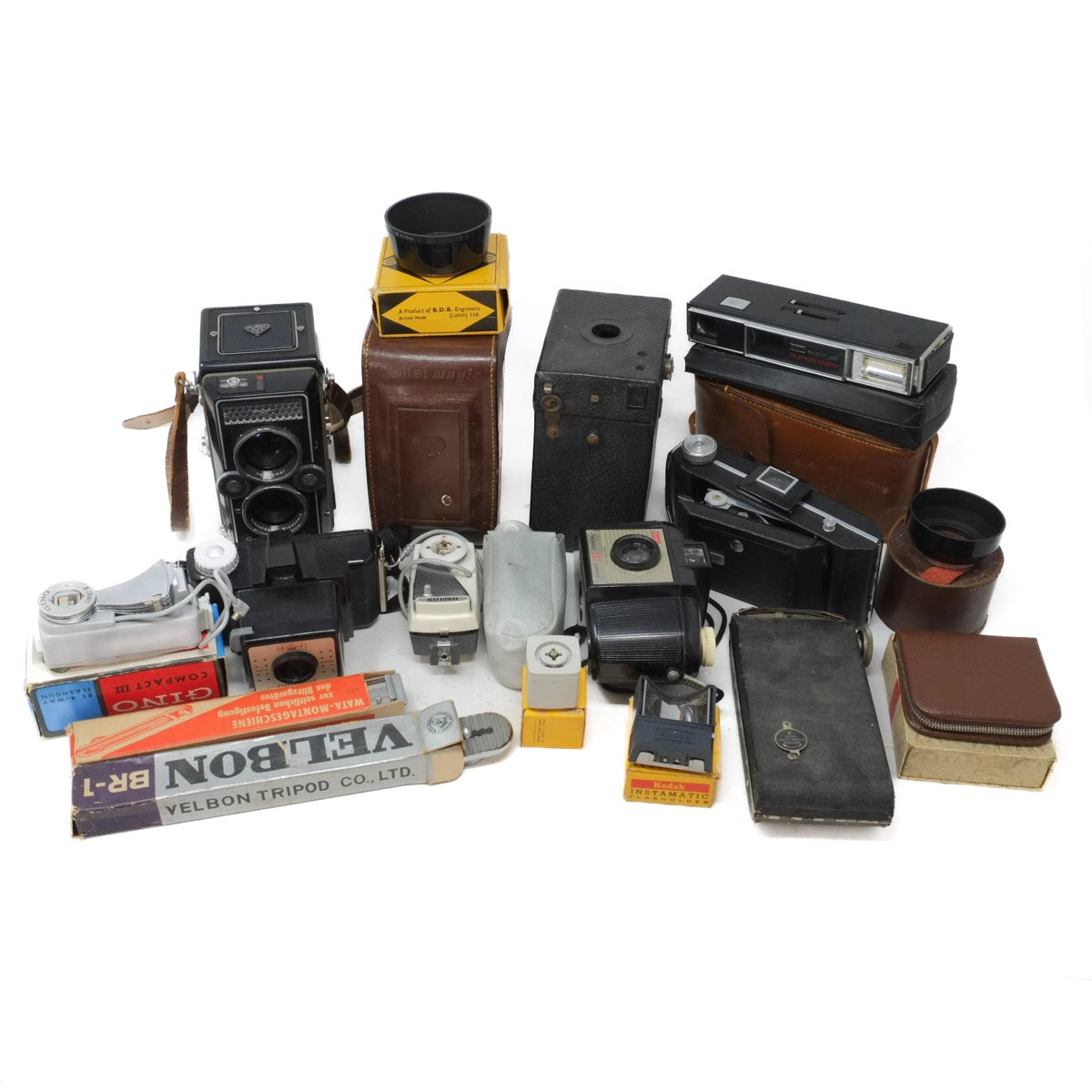 Selection of Cameras and lenses in need of repair/ parts