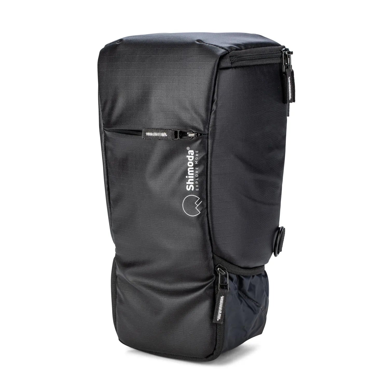 Black Shinola backpack on a white background