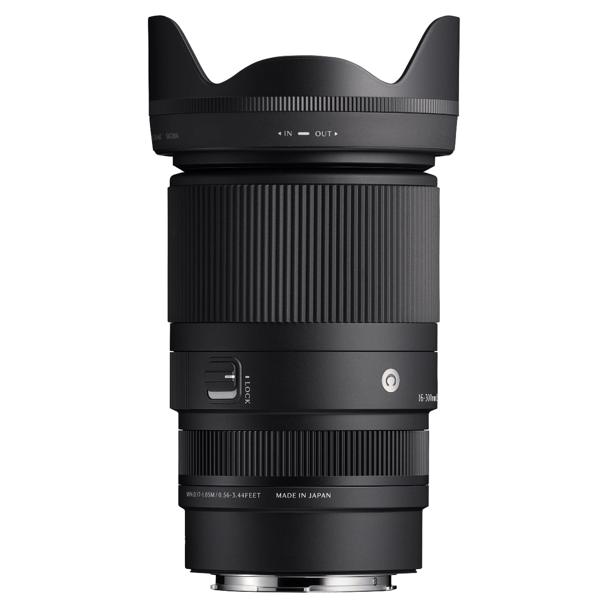 Sigma 16-300mm F3.5-6.7 DC OS Contemporary side angle