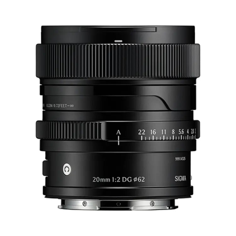 Sigma 20mm F2 top
