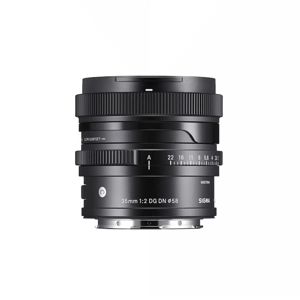 Sigma AF 35mm F/2 DG I Contemporary Lens - Sony E Fit top