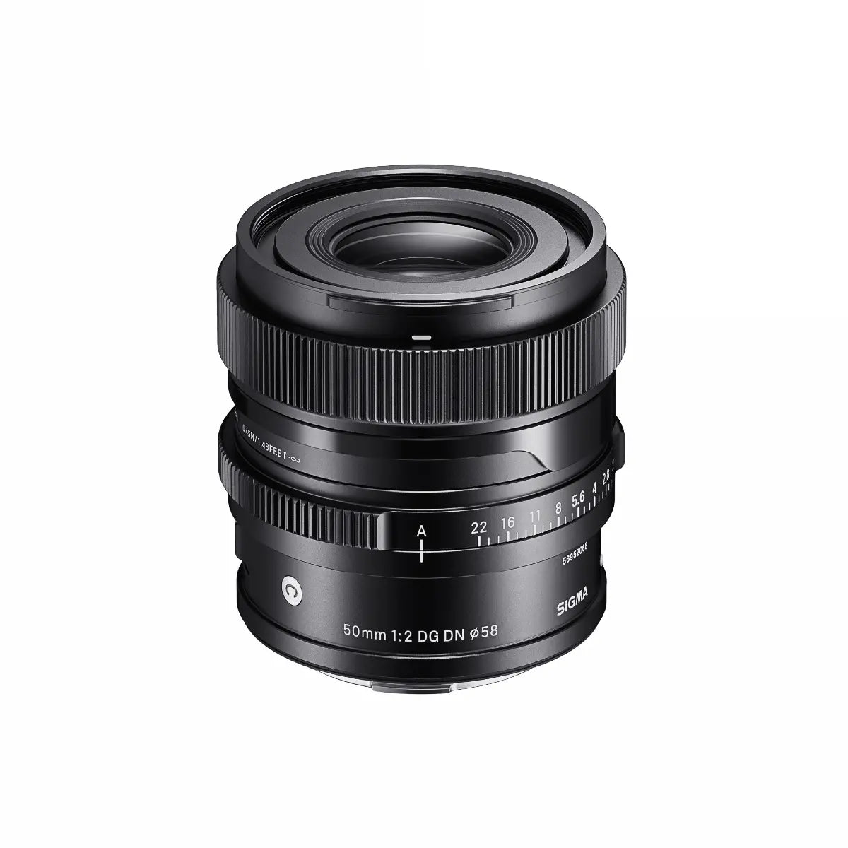 Sigma AF 50mm F/2 DG I Contemporary Lens - L Mount top front