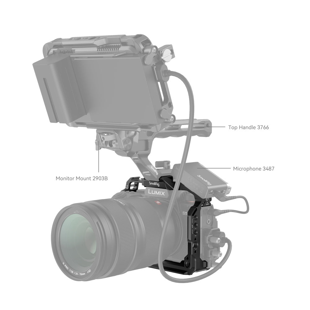 SmallRig Cage for Panasonic LUMIX G9 II/S5 II/S5 IIX 4022 product photo of optional accessories