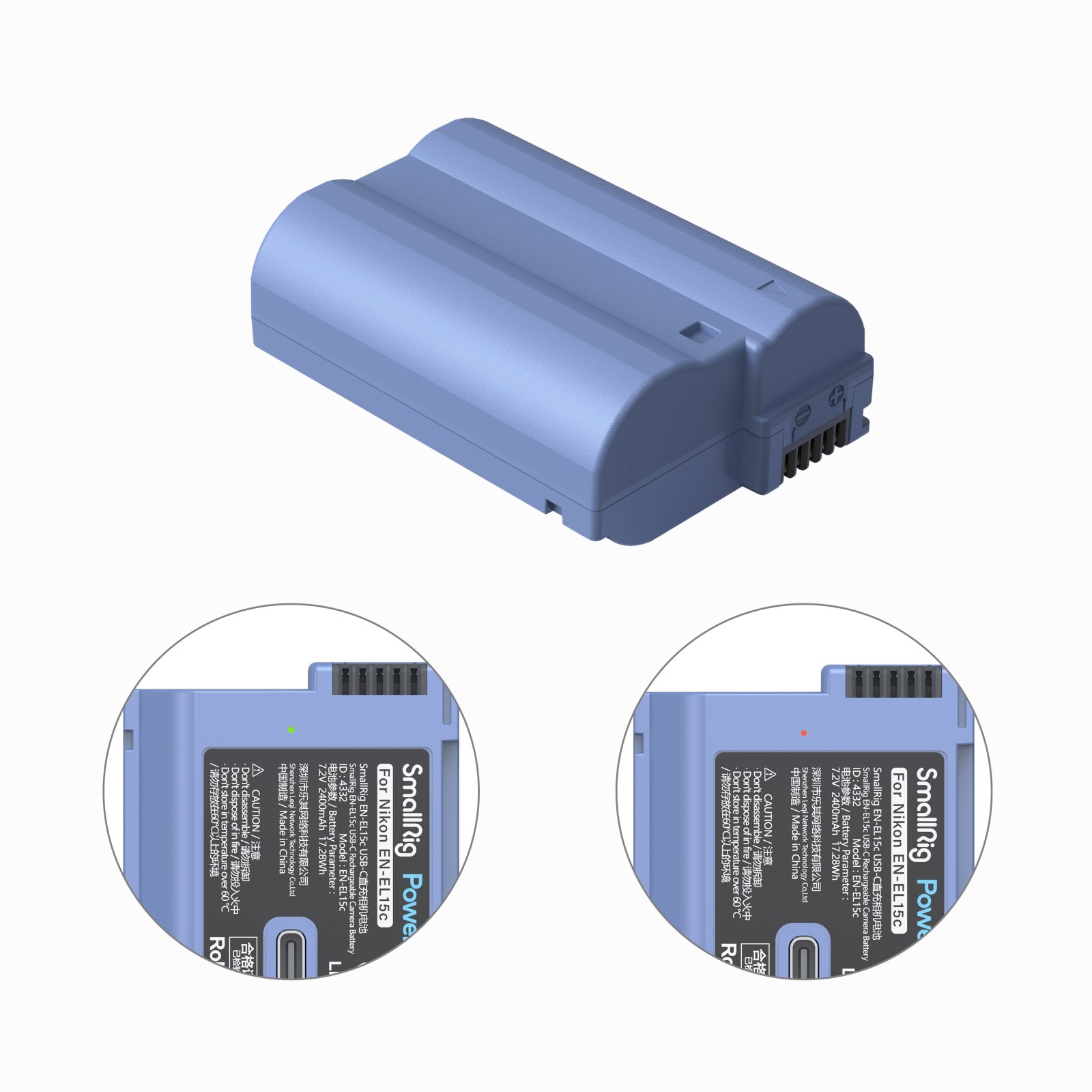 SmallRig EN-EL15c USB-C Rechargeable Camera Battery 4332 product photo