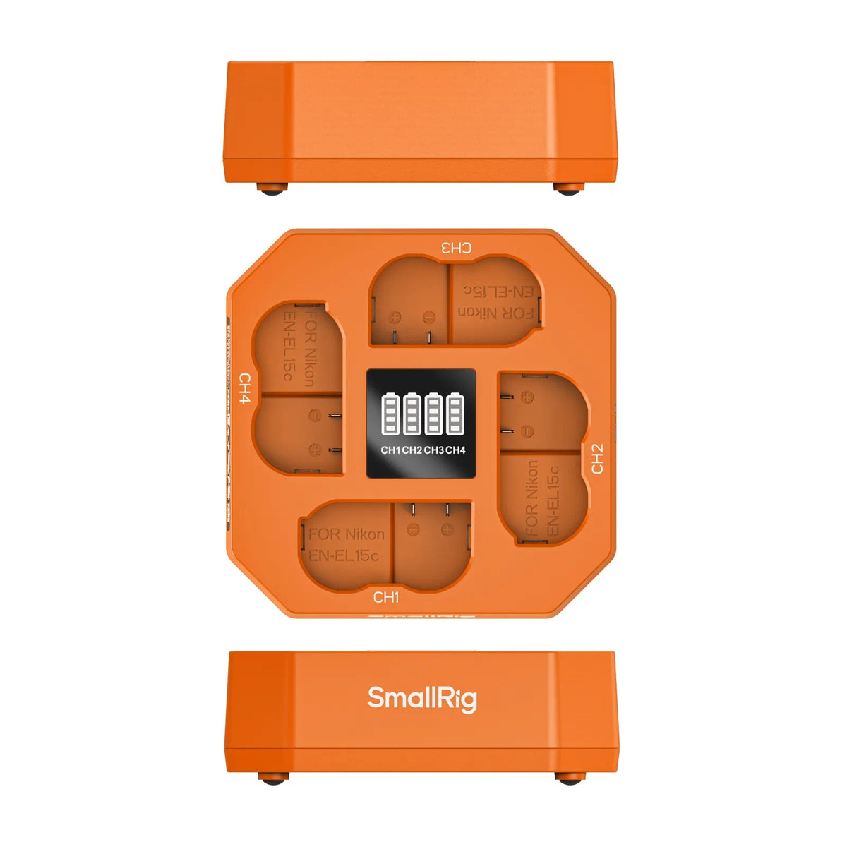 SmallRig Four-Channel Camera Battery Charger for Nikon EN-EL15c Batteries
