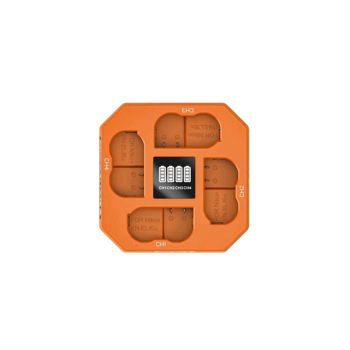 SmallRig Four-Channel Camera Battery Charger for Nikon EN-EL15c Batteries