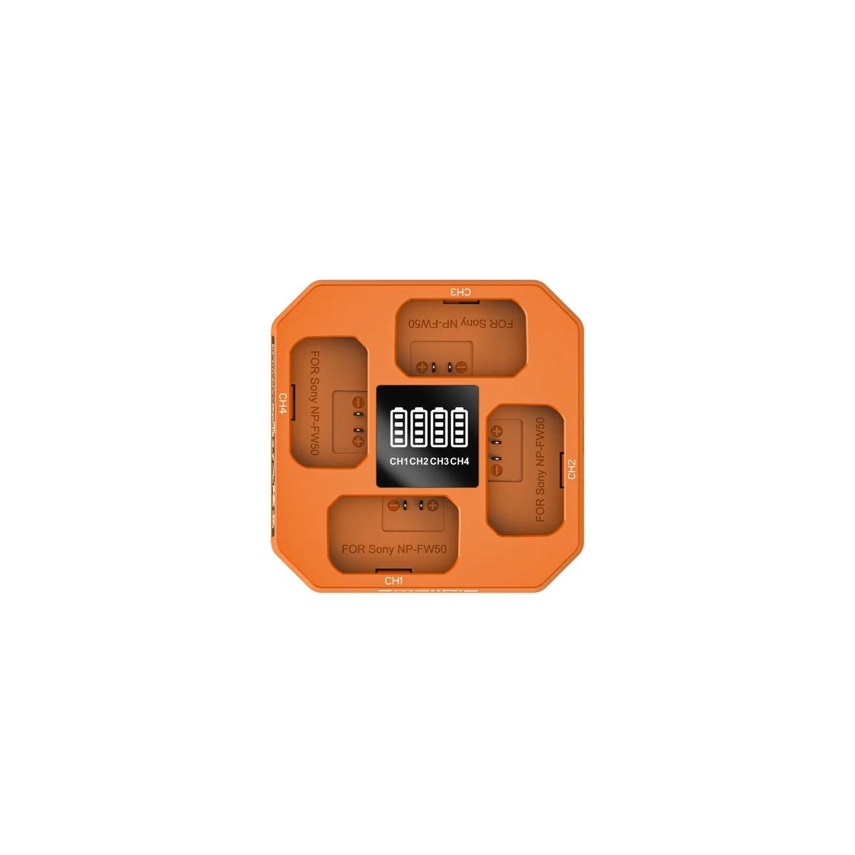 SmallRig Four-Channel Camera Battery Charger for Sony NP-FW50 Batteries
