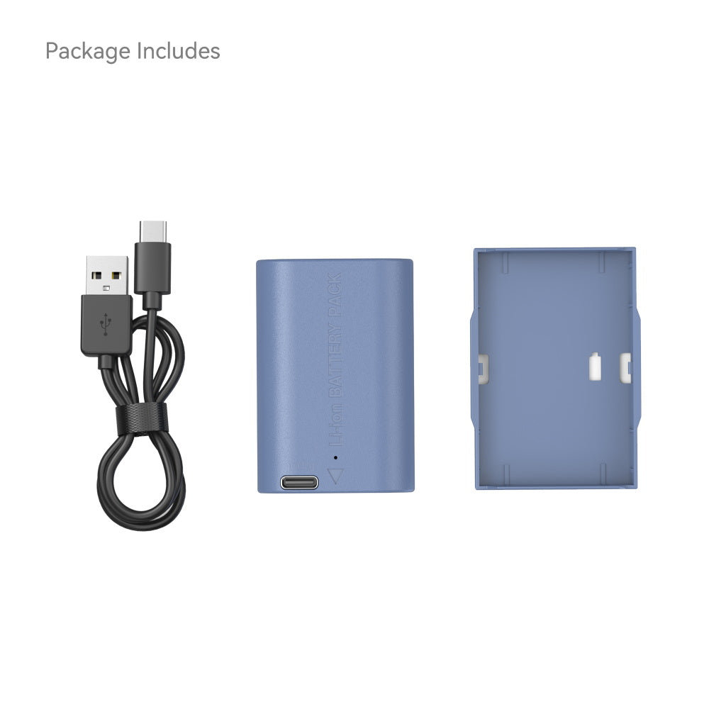 SmallRig LP-E6NH USB-C Rechargeable Camera Battery 4264 product photo of battery with cable