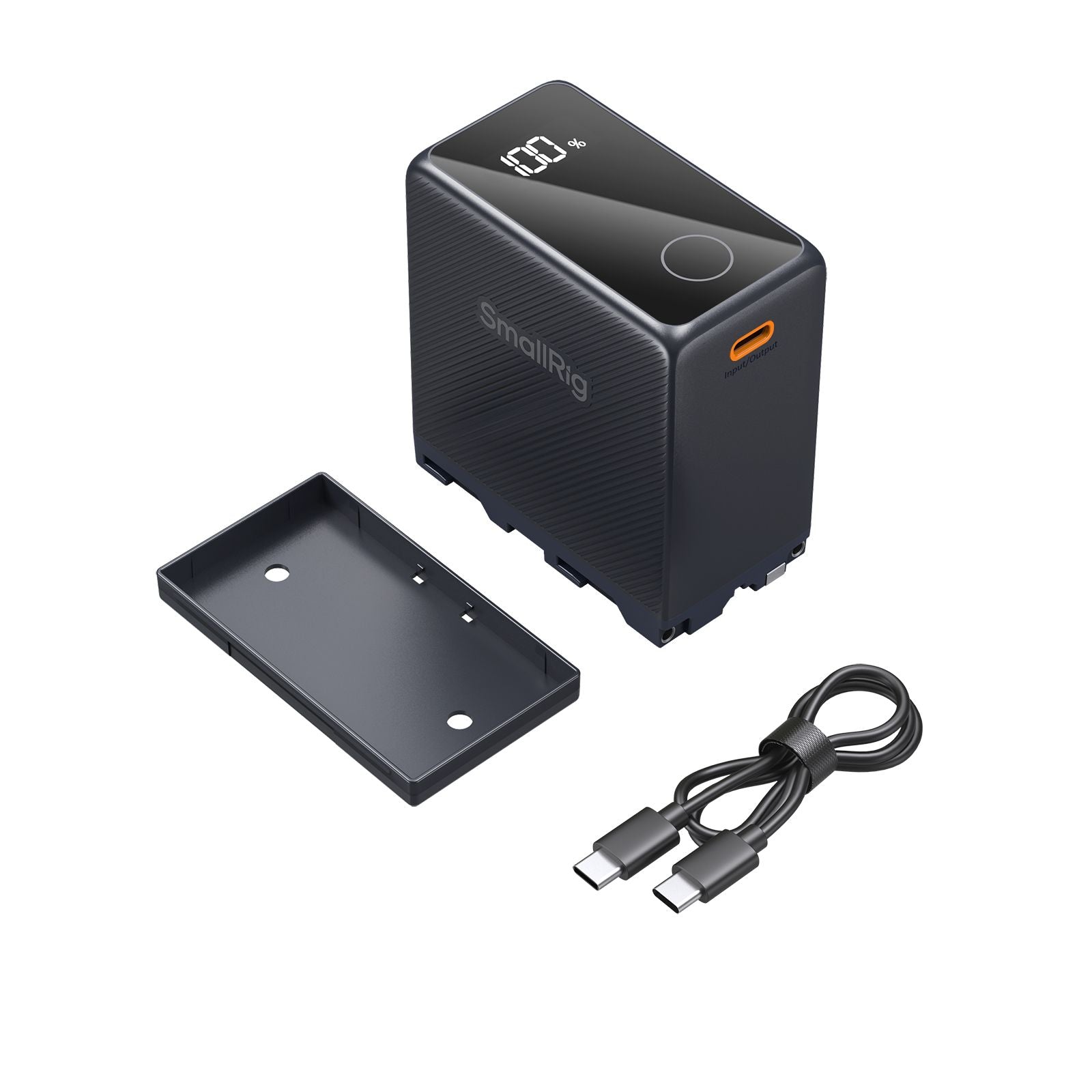 SmallRig NP-F970 USB-C Rechargeable Camera Battery 4469 product photo top with charger