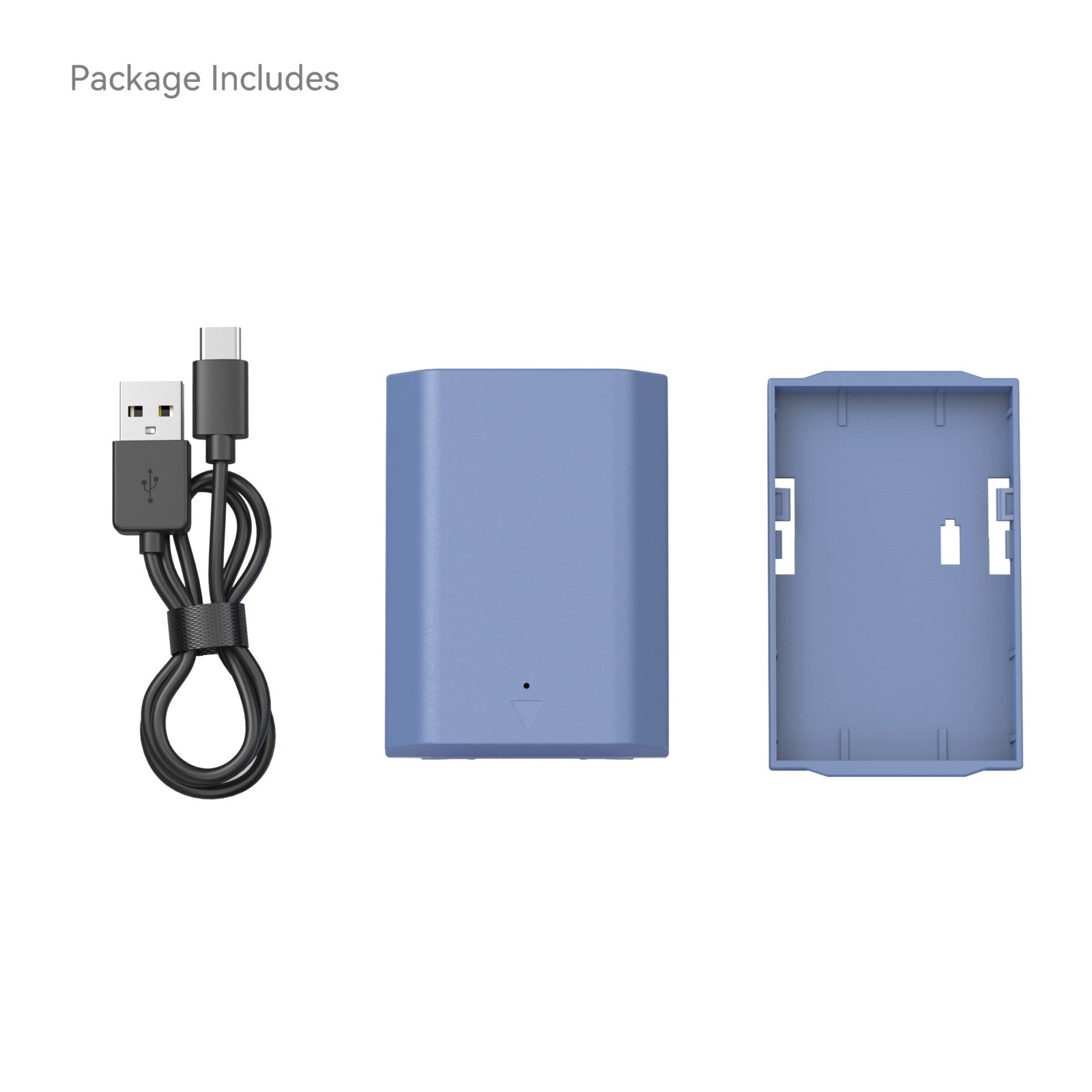 SmallRig NP-FZ100 USB-C Rechargeable Camera Battery 4265B product photo of battery with charger