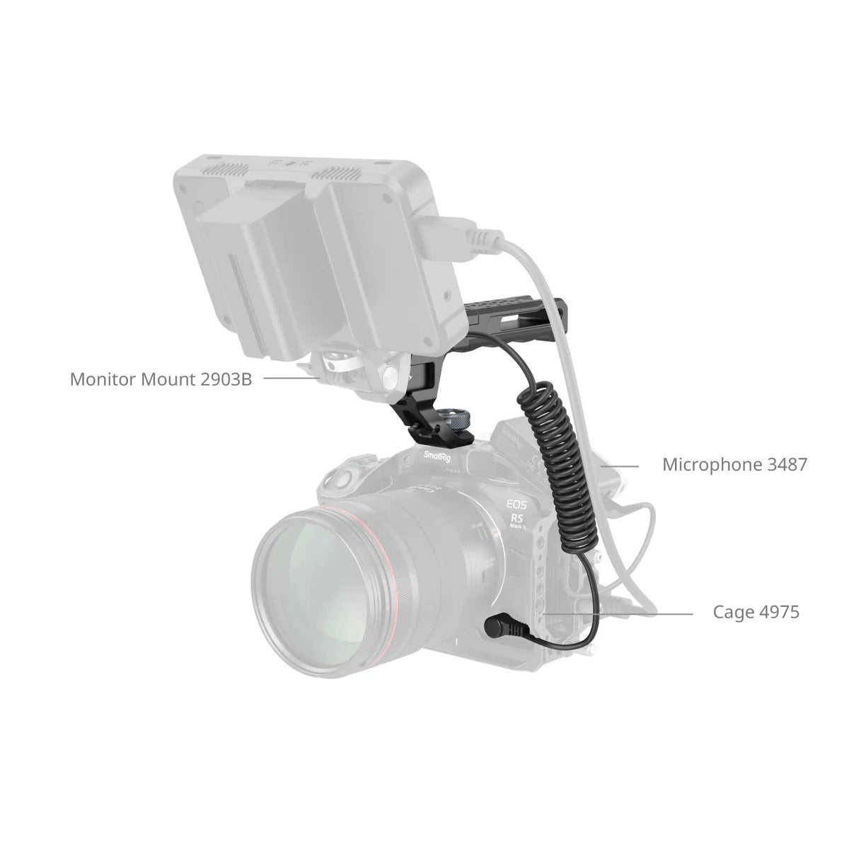 SmallRig Top Handle with Rec Trigger (ARRI Locating Screw) 4927
