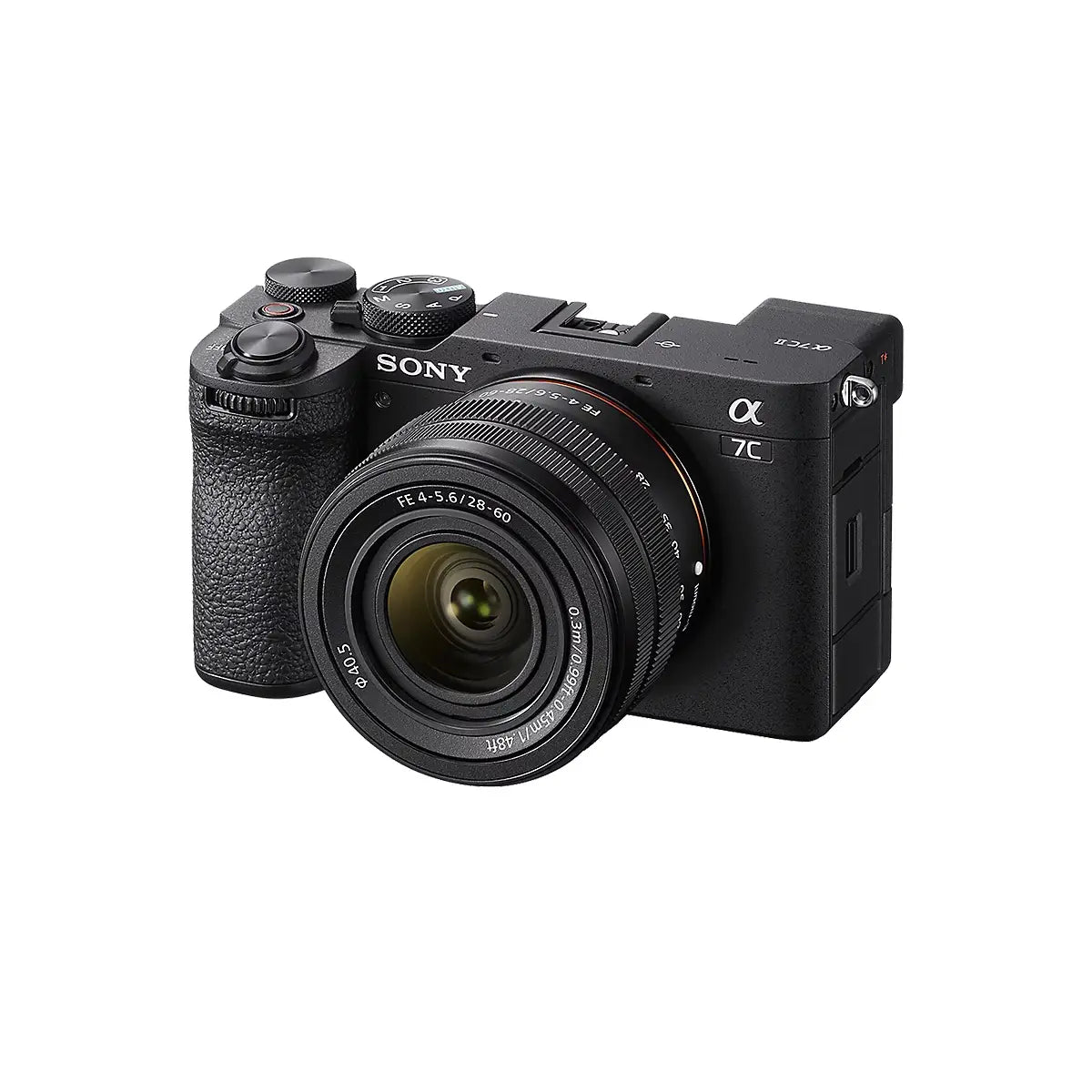 Sony Alpha A7C II Mirrorless Camera With 28-60mm Lens side