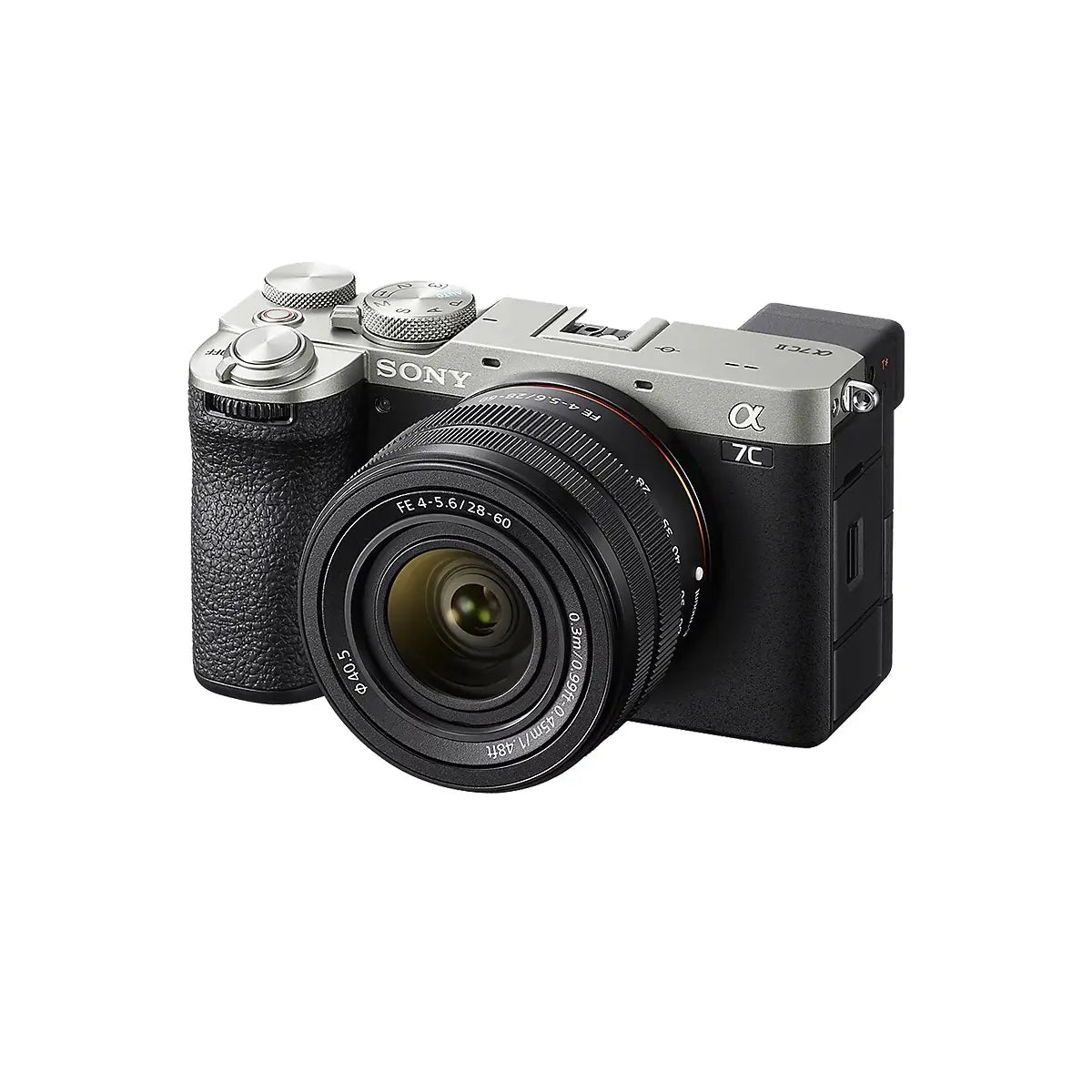 Sony Alpha A7C II Mirrorless Camera With 28-60mm Lens side