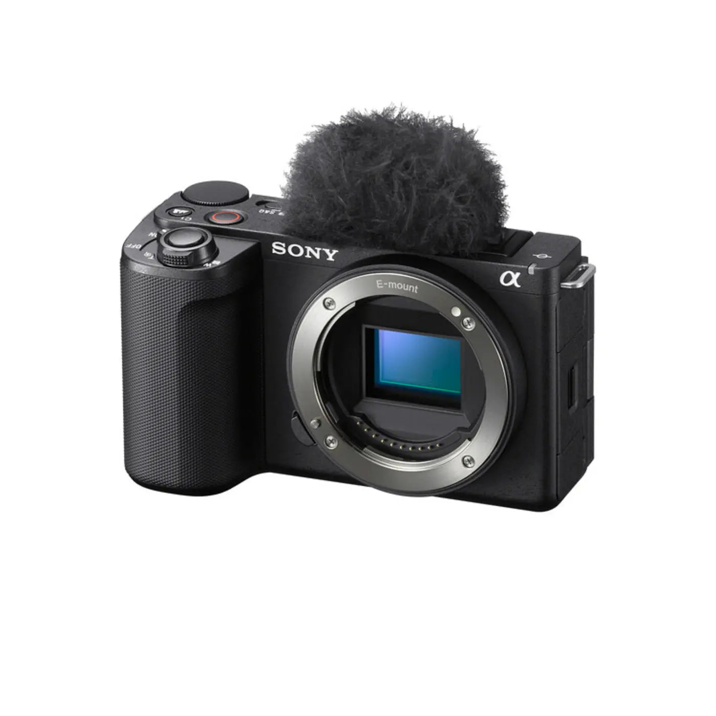 Sony Alpha ZV-E10 II Body Only Black front from top