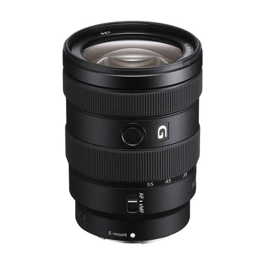 Sony E FE 16-25mm f2.8 G Lens top angle