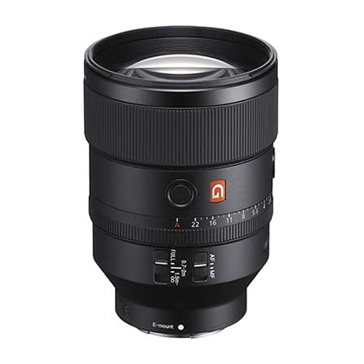 Sony FE 135mm f1.8 GM Lens top angle