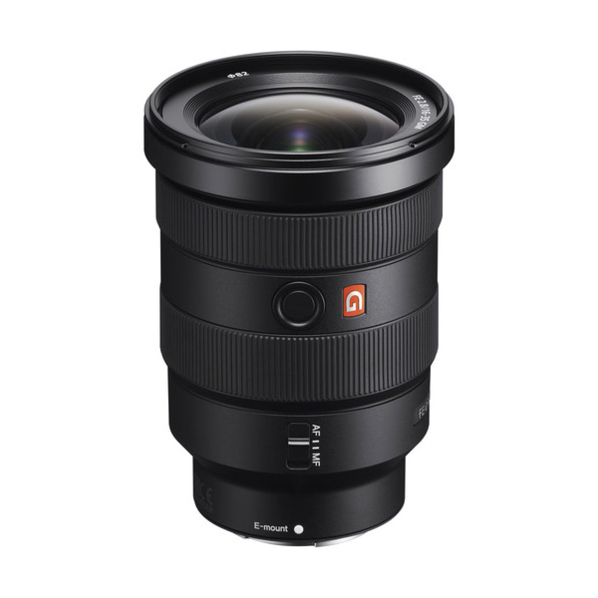 Sony FE 16-35mm f2.8 GM Lens top angle