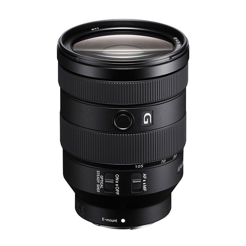 Sony FE 24-105mm f4 G OSS Lens top angle