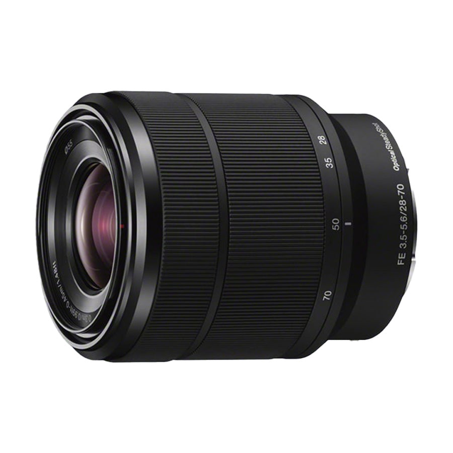 Sony FE 28-70mm f/3.5-5.6 OSS Lens side angle