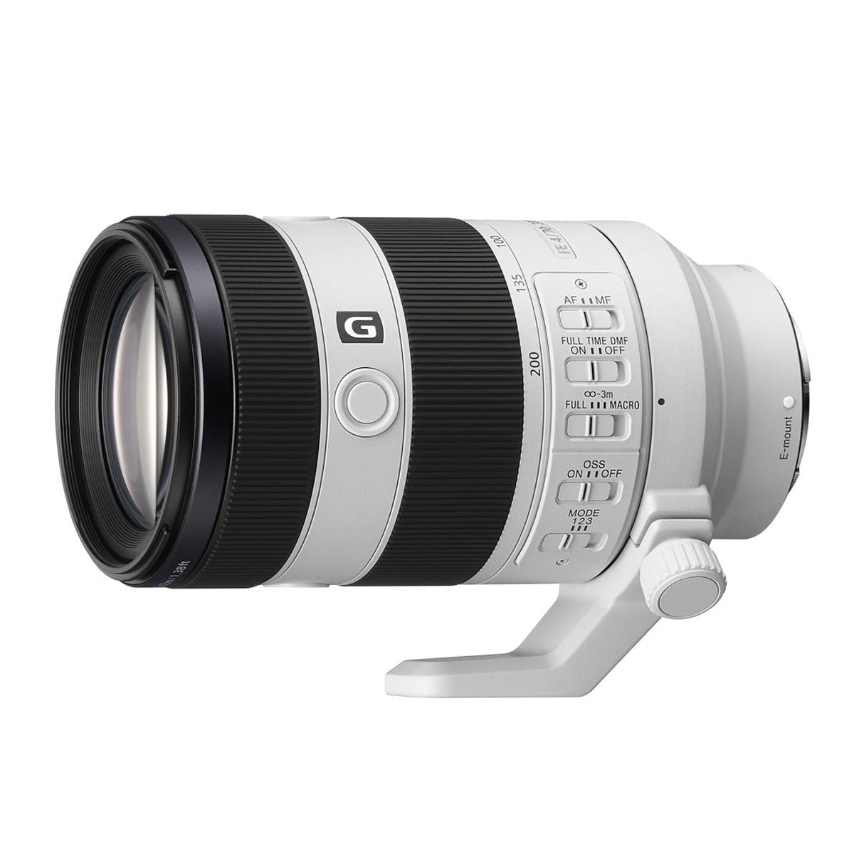 Sony FE 70-200mm F4 G OSS II Lens side angle
