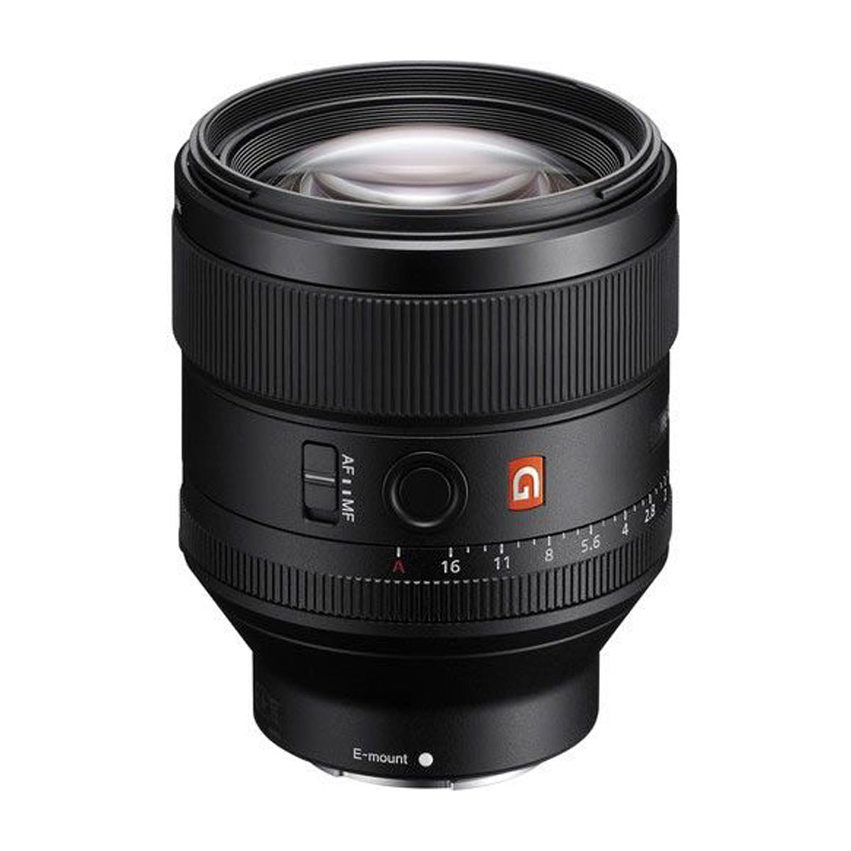 Sony FE 85mm f1.4 GM top angle