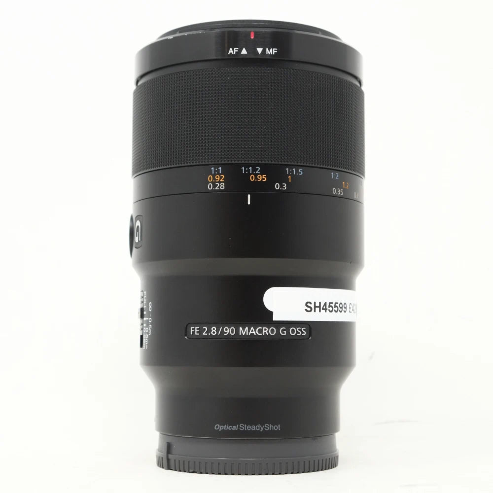 Used Sony FE 90mm F2.8 Macro OSS Lens (Boxed SH45599)